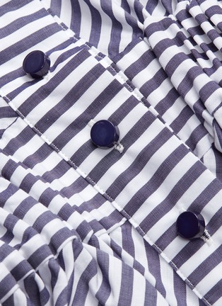  - SILVIA TCHERASSI - 'Emma' stripe button peplum blouse