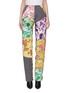 Main View - Click To Enlarge - 10531 - Patchwork floral polka dot print pants
