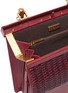 Detail View - Click To Enlarge - RODO - Woven flap leather satchel bag