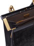 Detail View - Click To Enlarge - RODO - Velvet panel leather satchel bag