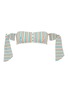 Main View - Click To Enlarge - SOLID & STRIPED - 'The Mackenzie' tie stripe seersucker off-shoulder bikini top