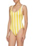 Figure View - Click To Enlarge - SOLID & STRIPED - 'The Anne-Marie' stripe one-piece swimsuit