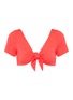Main View - Click To Enlarge - SOLID & STRIPED - 'The Vanessa' tie front bikini top
