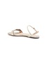 Detail View - Click To Enlarge - GUCCI - 'GG Marmont' cracked leather sandals