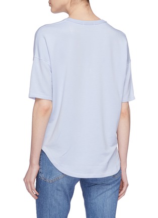 Back View - Click To Enlarge - RAG & BONE - 'Phoenix Vee' modal-cotton high-low T-shirt