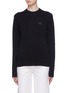 Main View - Click To Enlarge - ACNE STUDIOS - 'Nalon Face' patch wool sweater
