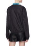 Back View - Click To Enlarge - ACNE STUDIOS - Reversible face patch stripe anorak jacket