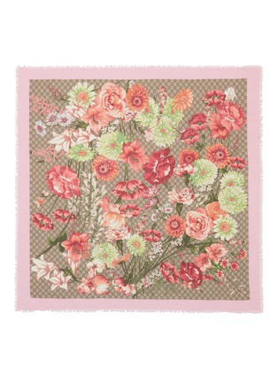 Main View - Click To Enlarge - GUCCI - 'Spring Bouquet' print modal-silk scarf