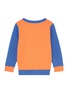 Figure View - Click To Enlarge - ACNE STUDIOS - 'Kid' slogan print colourblock kids sweatshirt