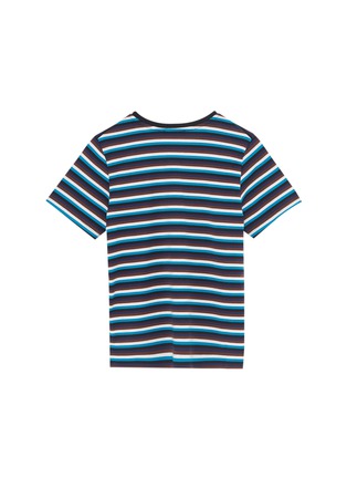 Figure View - Click To Enlarge - ACNE STUDIOS - Face patch stripe kids T-shirt