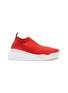 Main View - Click To Enlarge - STELLA MCCARTNEY - Mixed knit sock sneakers