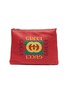 Main View - Click To Enlarge - GUCCI - Logo print medium leather pouch