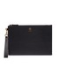 Main View - Click To Enlarge - GUCCI - 'Animalier' bee embellished leather pouch