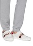Figure View - Click To Enlarge - GUCCI - Logo jacquard band leather sneakers