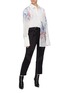 Figure View - Click To Enlarge - ANGEL CHEN - x Minju Kim logo graphic embroidered shirt