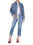 Figure View - Click To Enlarge - 72723 - Patch pocket denim jacket