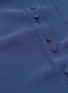  - 72723 - Cutout ruffle cuff silk crepe cropped shirt