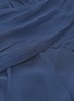  - 72723 - Ruched waist ruffle silk crepe dress