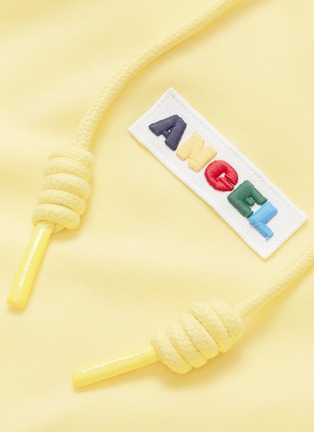  - ANGEL CHEN - Logo patch oversized hoodie