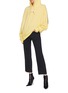Figure View - Click To Enlarge - ANGEL CHEN - Logo patch oversized hoodie