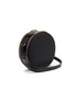 Detail View - Click To Enlarge - THOM BROWNE  - Pebble grain leather crossbody hat box bag