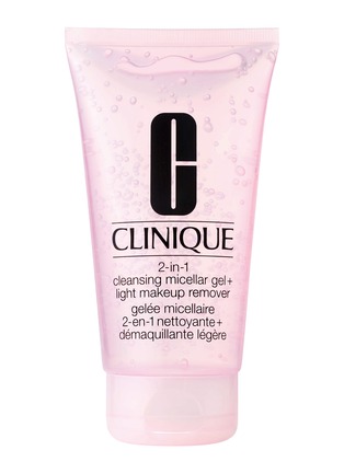Main View - Click To Enlarge - CLINIQUE - 2-in-1 Cleansing Micellar Gel + Light Makeup Remover 150ml