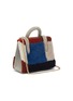 Detail View - Click To Enlarge - STRATHBERRY - 'The Strathberry Nano' colourblock shearling tote