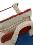 Detail View - Click To Enlarge - STRATHBERRY - 'The Strathberry Nano' colourblock shearling tote