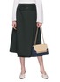 Figure View - Click To Enlarge - STRATHBERRY - 'East/West' colourblock leather crossbody bag