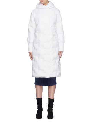 Main View - Click To Enlarge - 10199 - Drawcord hooded down puffer coat