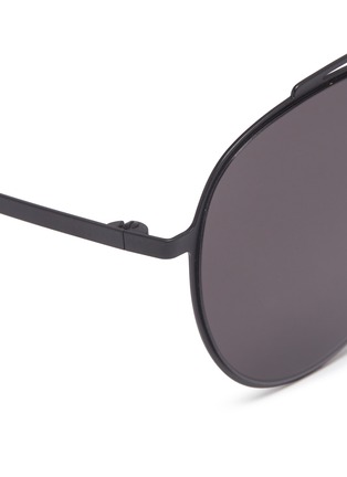 Detail View - Click To Enlarge - TOMAS MAIER - Browbar metal aviator sunglasses