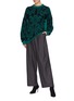 Figure View - Click To Enlarge - DAWEI - Graphic intarsia sweater
