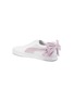 Detail View - Click To Enlarge - PUMA - 'Basket Bow' patent sneakers