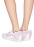 Front View - Click To Enlarge - PUMA - 'Basket Bow' patent sneakers