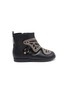 Main View - Click To Enlarge - SOPHIA WEBSTER - 'Karina Mini' butterfly appliqué leather toddler boots