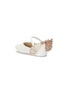 Figure View - Click To Enlarge - SOPHIA WEBSTER - 'Evangeline Baby' angel wing appliqué leather infant Mary Jane flats