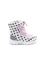 Main View - Click To Enlarge - SOPHIA WEBSTER - 'Nevah Butterfly Mini' polka dot padded toddler snow boots