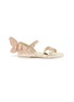 Main View - Click To Enlarge - SOPHIA WEBSTER - 'Chiara Mini' butterfly appliqué mirror leather toddler sandals