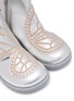 Detail View - Click To Enlarge - SOPHIA WEBSTER - 'Karina Mini' butterfly leather toddler boots