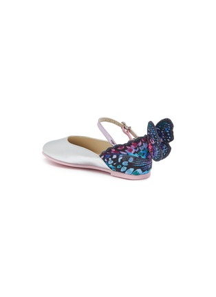 Figure View - Click To Enlarge - SOPHIA WEBSTER - 'Chiara Mini' butterfly appliqué leather toddler flats