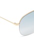 Detail View - Click To Enlarge - VICTORIA BECKHAM - 'Classic' metal aviator sunglasses