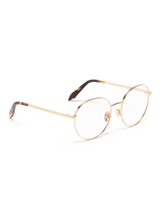 Figure View - Click To Enlarge - VICTORIA BECKHAM - Metal panto optical glasses