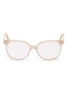 Main View - Click To Enlarge - VICTORIA BECKHAM - Metal temple acetate round optical glasses