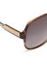 Detail View - Click To Enlarge - VICTORIA BECKHAM - 'Classic Square' acetate sunglasses