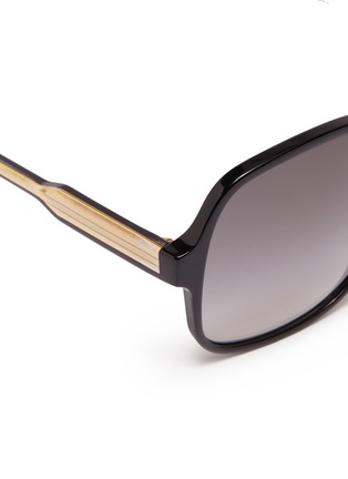 Detail View - Click To Enlarge - VICTORIA BECKHAM - 'Classic Square' acetate sunglasses