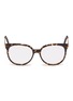 Main View - Click To Enlarge - VICTORIA BECKHAM - Metal temple acetate round optical glasses