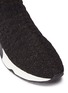 Detail View - Click To Enlarge - ASH - 'Lanet' braided knit sock sneakers