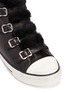 Detail View - Click To Enlarge - ASH - 'Valko' faux fur buckled leather high top sneakers