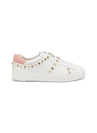 Main View - Click To Enlarge - ASH - 'Play' strass stud leather sneakers