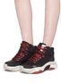 Figure View - Click To Enlarge - ASH - 'Alfa' chunky outsole leather sneakers